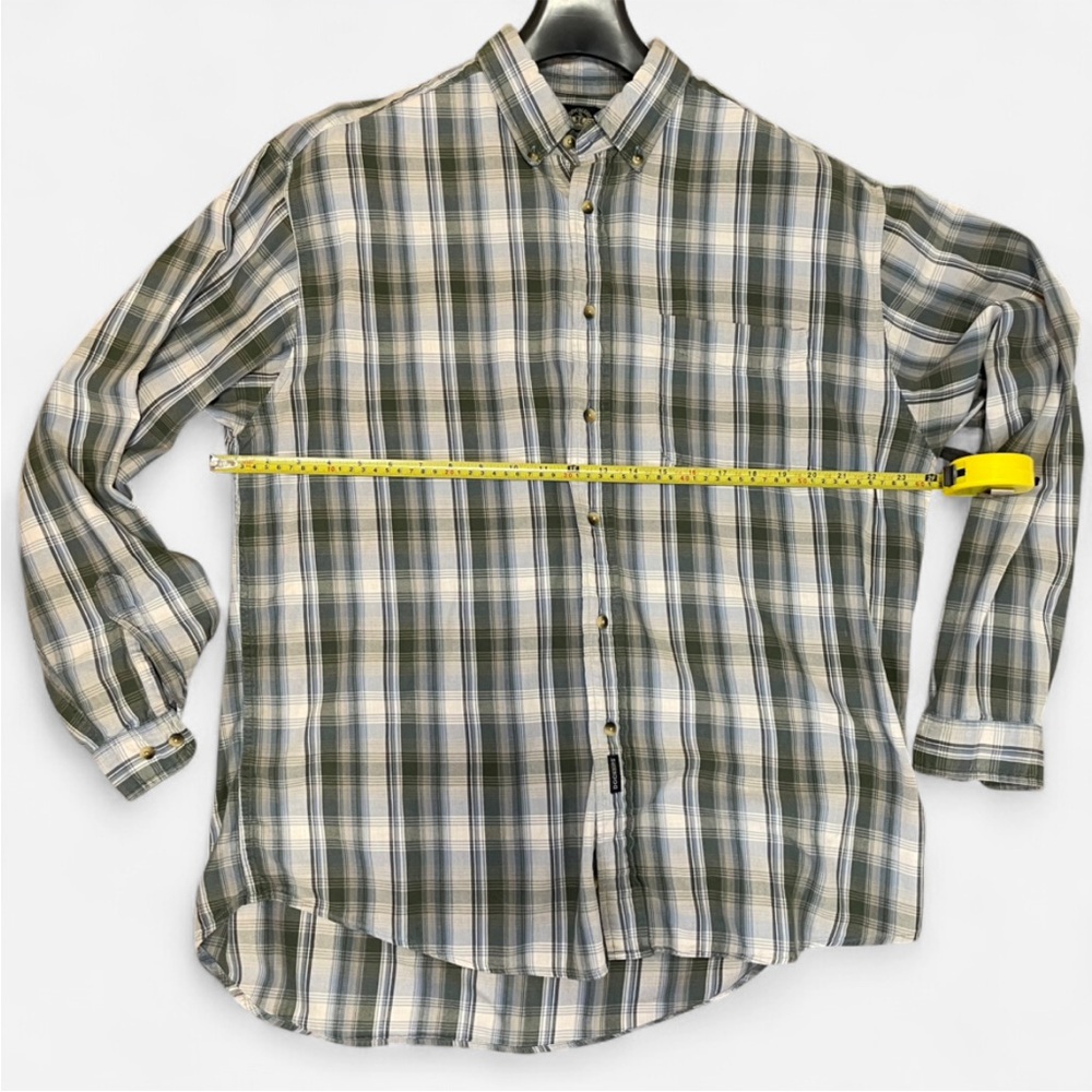 Vintage Plaid Dockers Long Sleeve Button Down Shirt - Men's XL - Picture 8 of 8